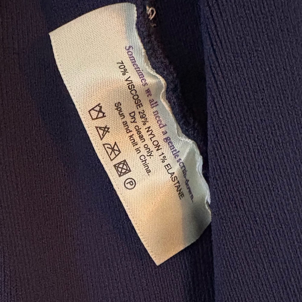 MM Lafleur Classic Navy Jardigan Knit Blazer - Picture 3 of 4